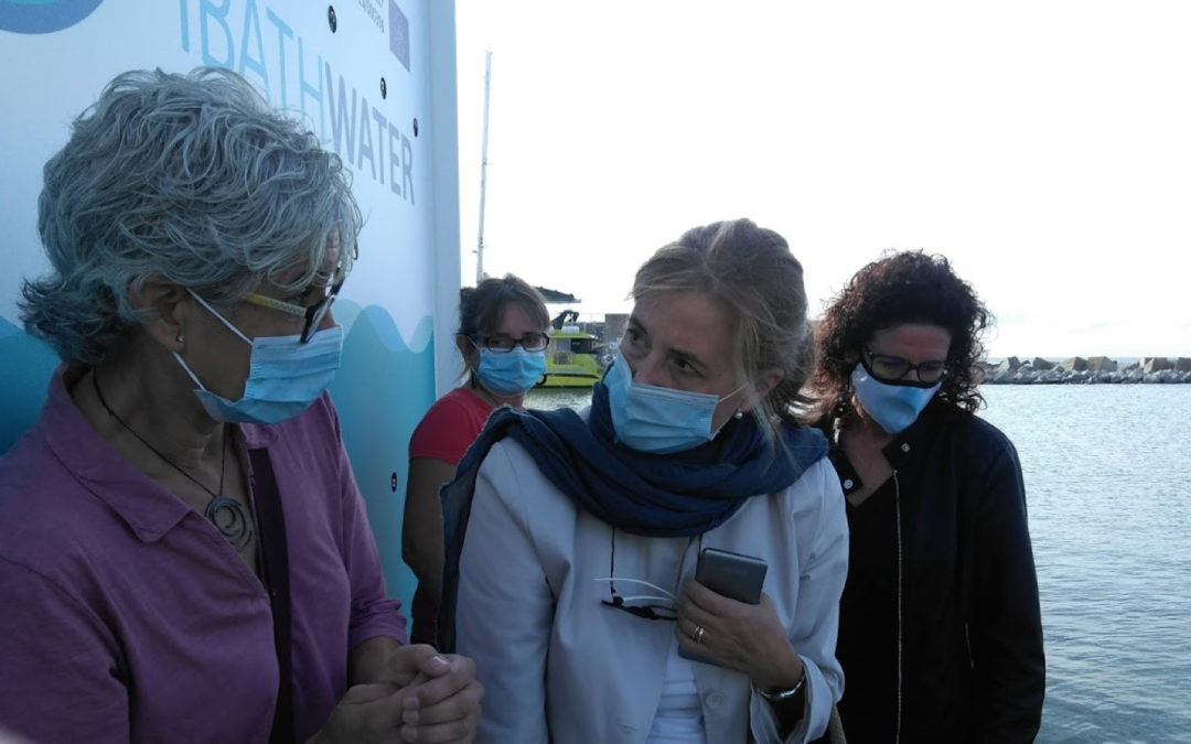 Visit of Catalan Water Agency to the site